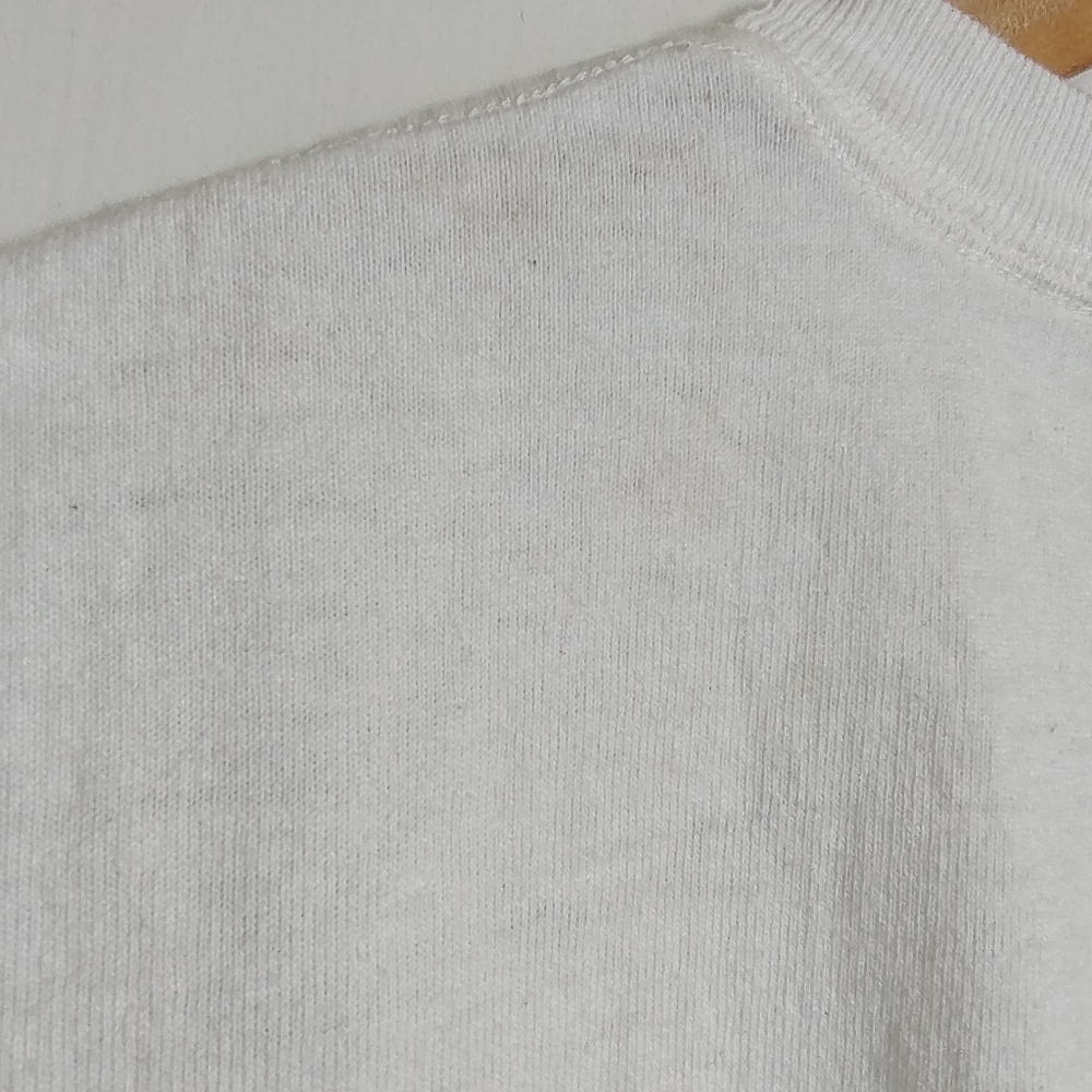 The Aussie T Company Vintage Heavy Cotton Recycle ♻️ Reuse White Graphic T-Shirt - Picture 8 of 9